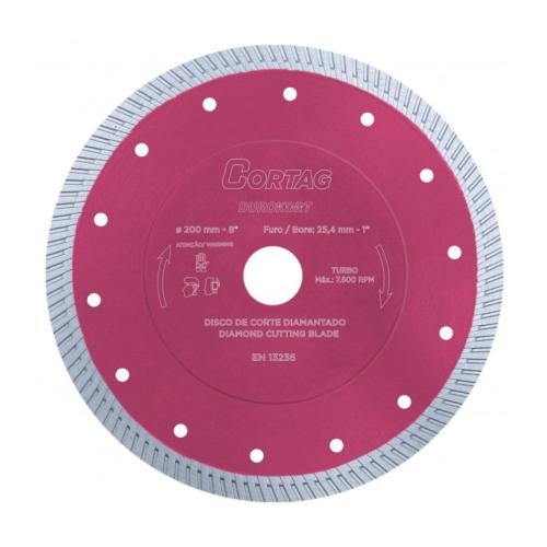 DISCO DIAMANTADO 200MM TURBO DUROKORT - CORTAG DISCO DIAMANTADO 200MM TURBO DUROKORT - CORTAG
