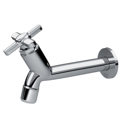 TORNEIRA ABS TANQUE/PIA PAREDE 15CM SICILIA CROMADA C/ AREJADOR - HERC